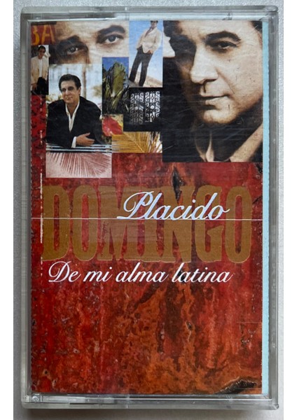 Placido Domingo De Mi Alma Latina Kaset (Orijnal Dönem Baskı Kaset)
