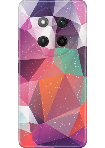 Honor X60 Pro - X9C 5g Kılıf Renkli Silikon Baskılı Tpu Abstract