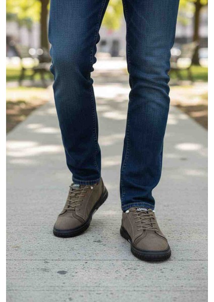 Konay Nbk2 Hakiki Crazy Deri Kışlık Günlük Rahat Ortopedik Casual Ayakkabı