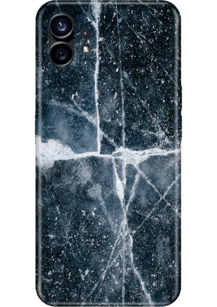 Nothing Phone 1 Uyumlu Kılıf Kapak Silikon Resimli Bells Mermer