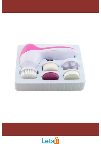5'i 1 Arada Pilli Yüz Temizleme, Masaj ve Peeling Fırçası indirimleri