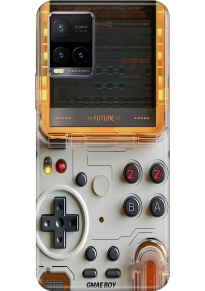 Vivo Y33S Uyumlu Kılıf Resimli Desenli Silikon Gmae Boy