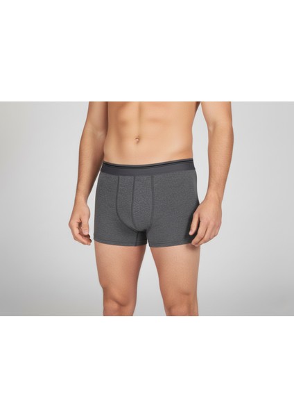 Erkek Boxer Pamuklu Cotton Elastan 3'lü Paket Ekstra Esnek Slim Fit - Berrak modelleri