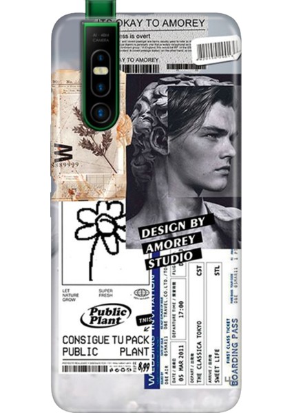 Infinix S5 Pro Kılıf Telefon Kılıfı S5-Pro Baskılı Amorey