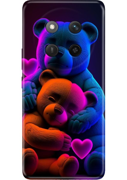 Honor Magic 7 Lite - X9C 5g Kılıf Tema Trendy Silikon Baskılı Bear Love