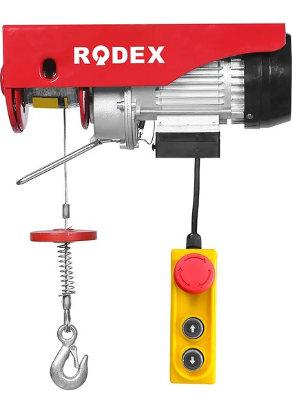 Elektrikli Vinç 1800W 1200KG 20 Metre Halat