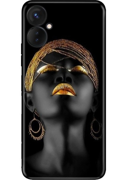 Oneplus 9 Pro Kılıf Silikon Desenli Resimli Uv Kapak Afrikalı Kız