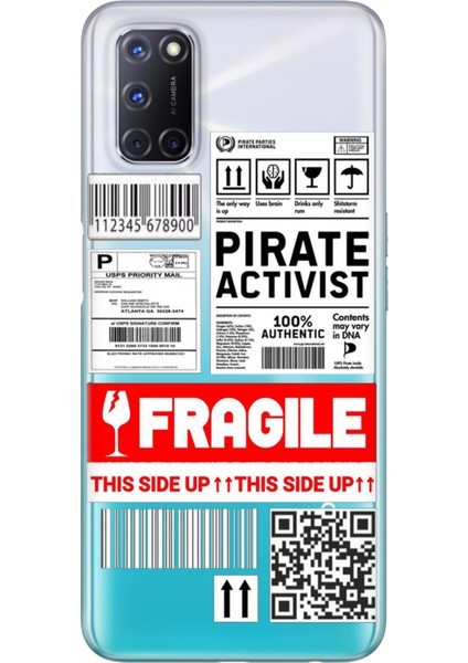 Oppo A52 A72 A92 Uyumlu Kılıf Silikon Desenli Resimli Kapak Fragile