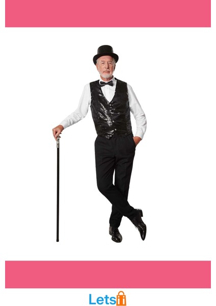 Şık Siyah Payetli Pullu Papyon indirimleri