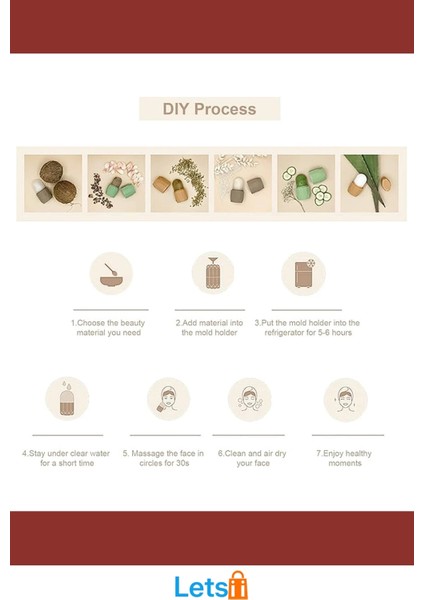 Ergonomik Cilt Bakım Buz Yüz Silindiri indirimleri