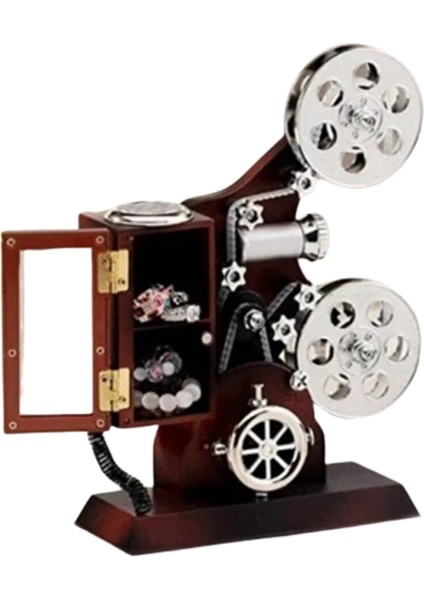 Nostaljik Film Projektörü Tasarımlı Müzik Kutusu – Vintage Dekoratif Biblo ve Hediyelik Eşya fiyatları