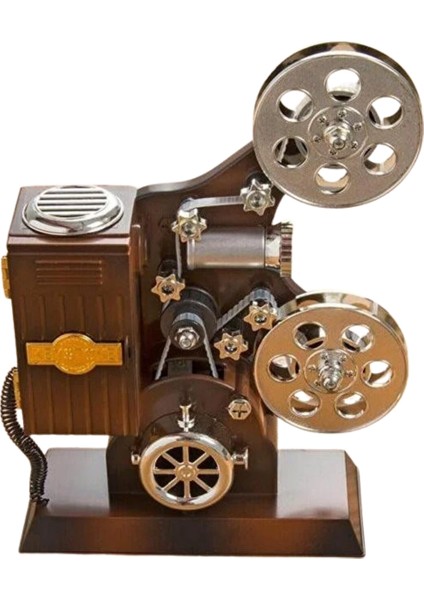 Nostaljik Film Projektörü Tasarımlı Müzik Kutusu – Vintage Dekoratif Biblo ve Hediyelik Eşya fırsatları