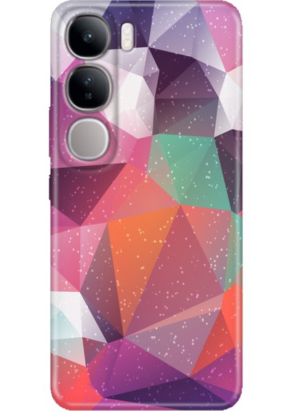 Vivo V40 Lite Kılıf V40 Lite Desenli Tpu Silikon Baskılı Abstract