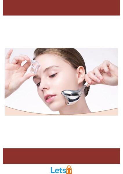 Soğutma Başlıklı Paslanmaz Çelik Yüz Masaj Aleti fırsatları