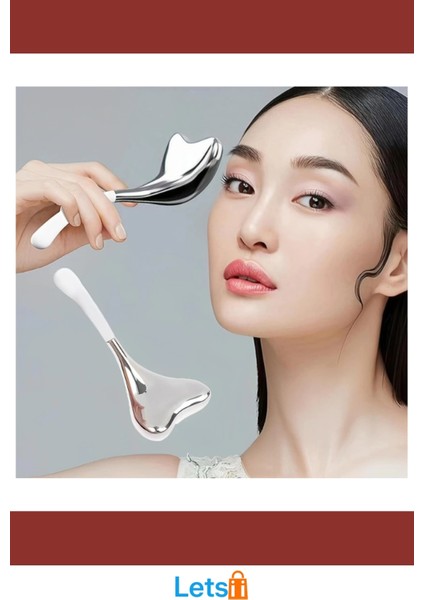 Soğutma Başlıklı Paslanmaz Çelik Yüz Masaj Aleti indirimleri