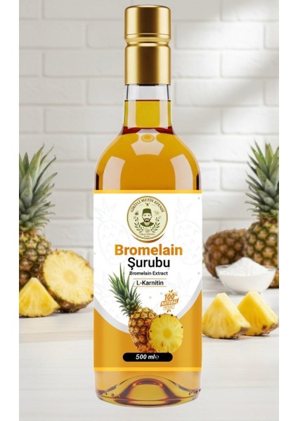 Bromelain (Ananas Sapı) Şurubu 500 ml modelleri