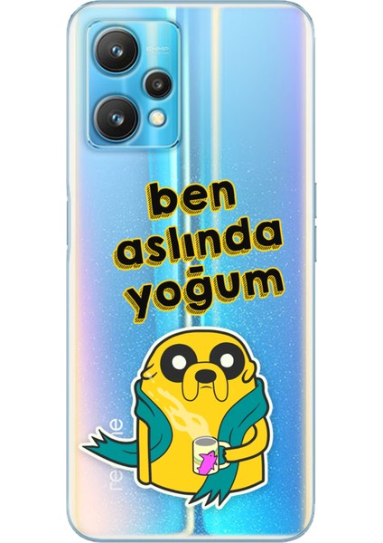 Oneplus 9 Pro Kılıf Baskılı Resimli Desenli Silikon Ben Aslında Yoğum