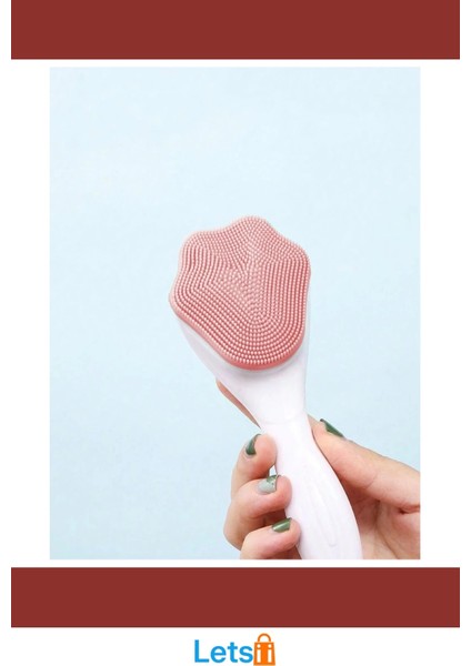 Ergonomik Sap Tasarımlı Cilt Temizleme Peeling Fırçası indirimleri