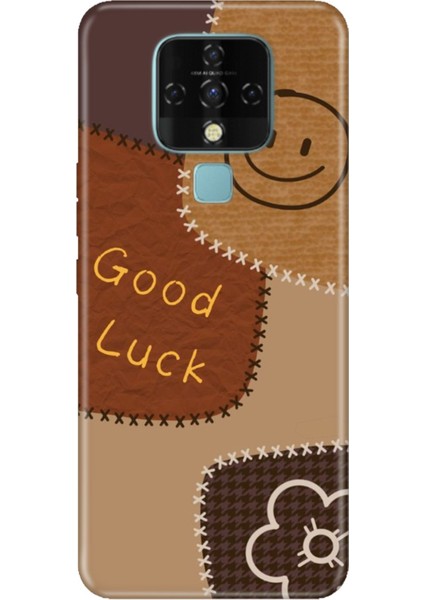 Tecno Camon 16 Uyumlu Kılıf Resimli Desenli Silikon Good Luck