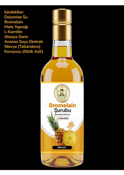 Bromelain (Ananas Sapı) Şurubu 500 ml