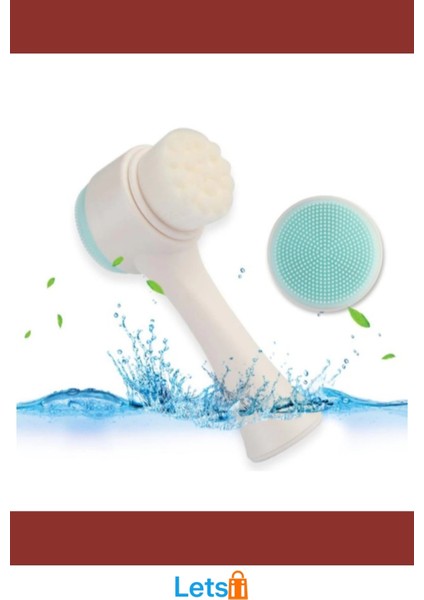 Çift Taraflı Yumuşak Temizleme Fırçası Makyaj Yüz Temizleme Aleti modelleri