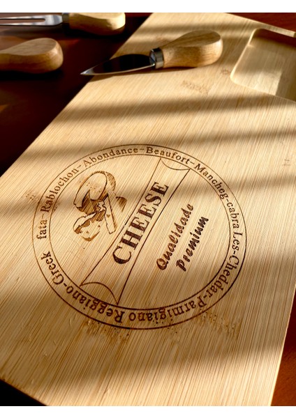 Bambu Peynir Tabağı- Bıçak Setli fiyatları