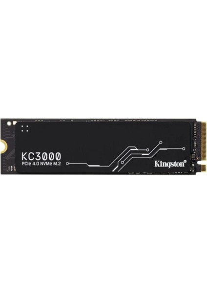 512 GB Kıngston KC3000 Nvme M.2 Gen4 7000/3900MBS SKC3000S/512G