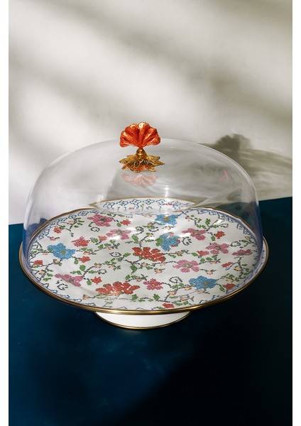 Piraye Emaye 30 cm Ayaklı Kek Fanusu fiyatları