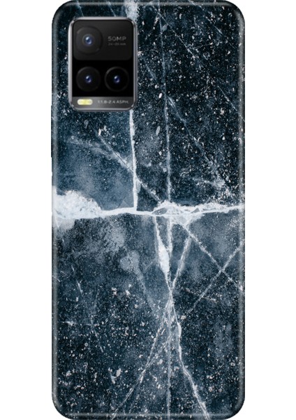 Vivo Y33S Uyumlu Kılıf Desenli Baskılı Silikon Bells Mermer