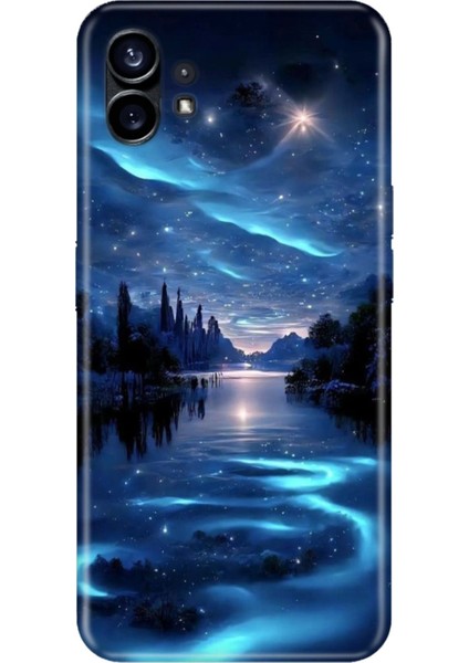 Nothing Phone 1 Uyumlu Kılıf Resimli Desenli Silikon Gece Yarısı