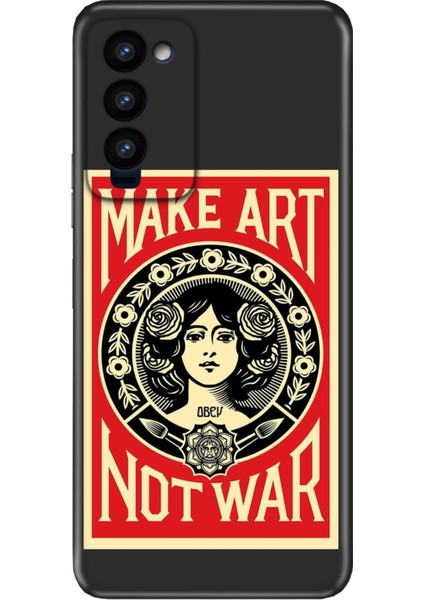 Tecno Camon 18 Uyumlu Kılıf Colored Resimli Silikon Make Art