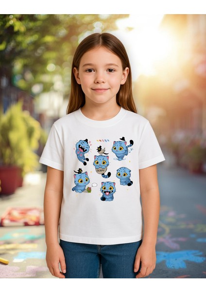 Kpop Demon Hunters Sevimli Derpy Kısa Kollu Baskılı Unisex Çocuk Tişört (4-13 Yaş) fiyatları