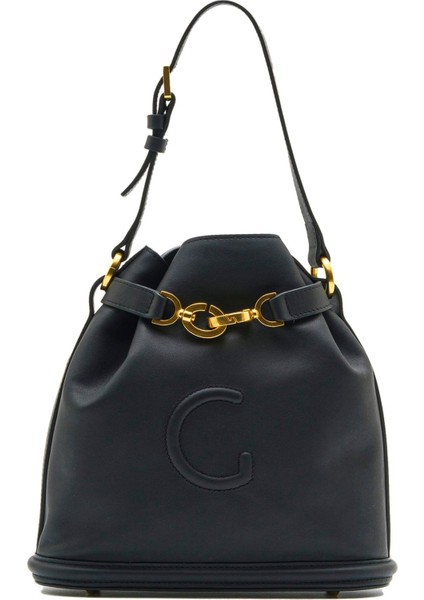 Andepa Siyah Hakiki Deri Kadın Çanta