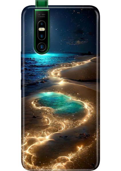 Infinix S5 Pro Kılıf Resimli Desenli Tpu Esnek Silikon Golden Beach