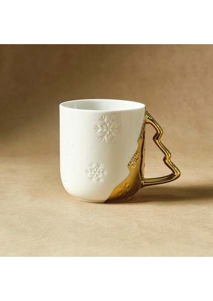 New Year Yılbaşı Golden Tree Kupa 400 ml