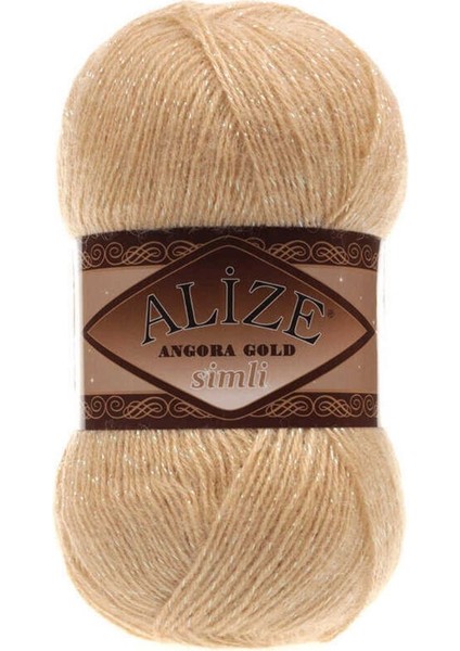 Angora Gold Simli - 5'li Paket (Simli Ince El Örgü Iplığı)-95 fiyatları