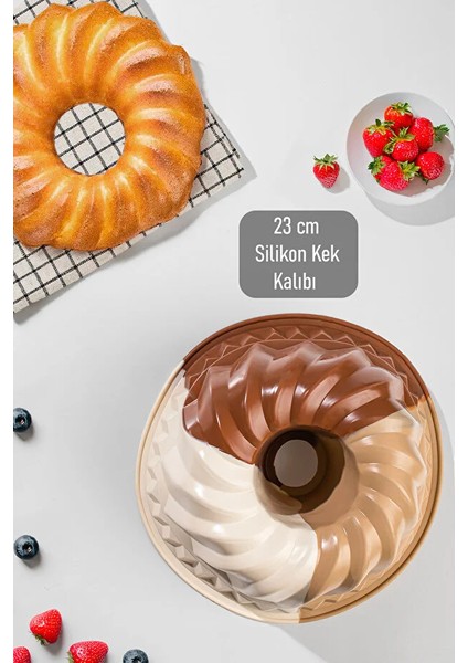 PBT-193 Pablıto Silikon Göbekli Kek Kalıbı (23 Cm) – Yapışmaz, Bpa'sız ve Bulaşık Makinesinde Yıkanabilir fiyatları