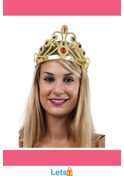 Altın Prenses Tacı ve Kırmızı Asa Seti fırsatları