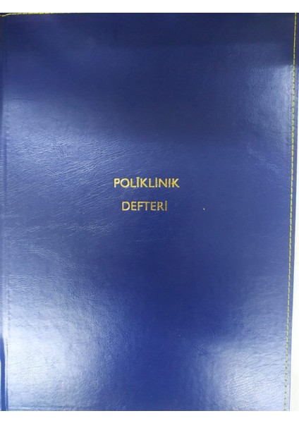 Poliklinik Defteri 28 x 40 400 Sayfa