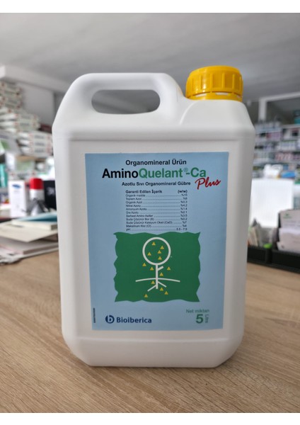 Amino Quelant Ca 5 Lt – Sıvı Kalsiyum ve Aminoasit ile Bitki Gelişimi Destekleyici (İthal)