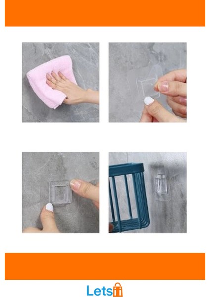 Yapışkanlı Çok Fonksiyonlu Beyaz Banyo Organizeri fırsatları