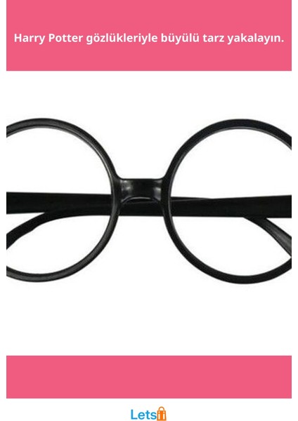 Siyah Çerçeveli Yetişkin ve Çocuklar Için Harry Potter Gözlüğü fiyatları