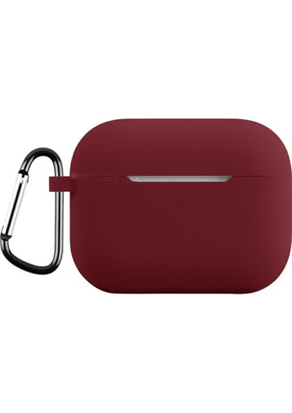 Airpods Pro 3. Nesil Uyumlu Kılıf Hoparlör ve Mikrofon Delikli Silikon Kapak Soft Yumuşak Dokulu