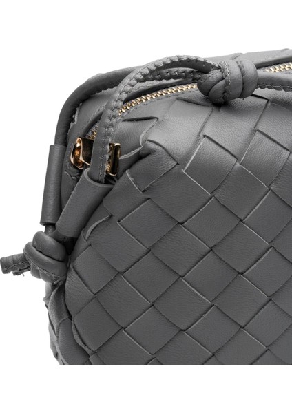 Fyora Gri Hakiki Deri Kadın Çanta fırsatları