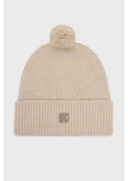 Yün Karışımlı Ponpon Detaylı Bere LV04D8067GRMU Erkek Bere LV04D8067G Rmu