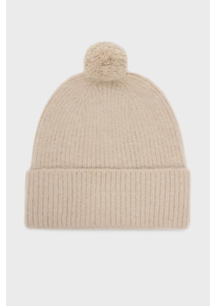 Yün Karışımlı Ponpon Detaylı Bere LV04D8067GRMU Erkek Bere LV04D8067G Rmu fiyatları