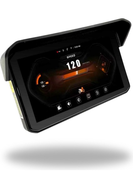 Yeelock Elite – 6.25'' Kör Nokta Uyarılı Lastik Basınç Sensörlü Full Hd Motosiklet Çift Kayıt ve Navigasyon Sistemi