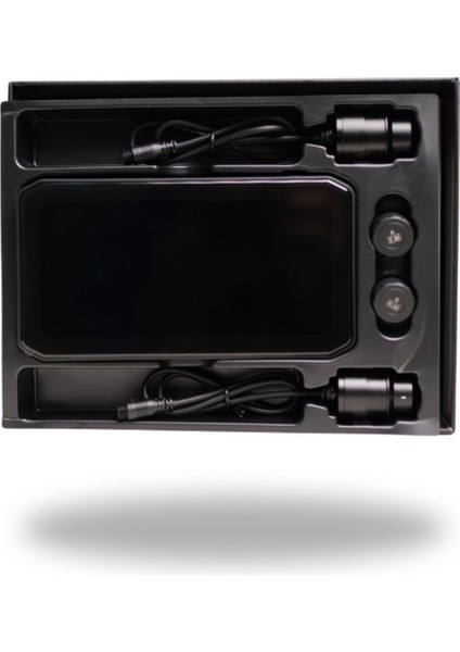 Yeelock Elite – 6.25'' Kör Nokta Uyarılı Lastik Basınç Sensörlü Full Hd Motosiklet Çift Kayıt ve Navigasyon Sistemi