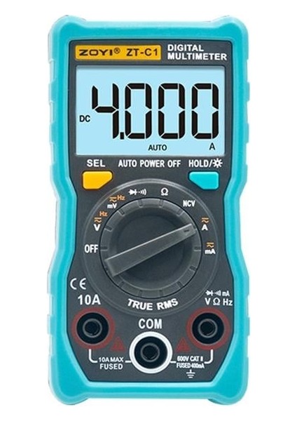 Zoyi Zt-C1 Dijital Multimetre Ölçü Aleti