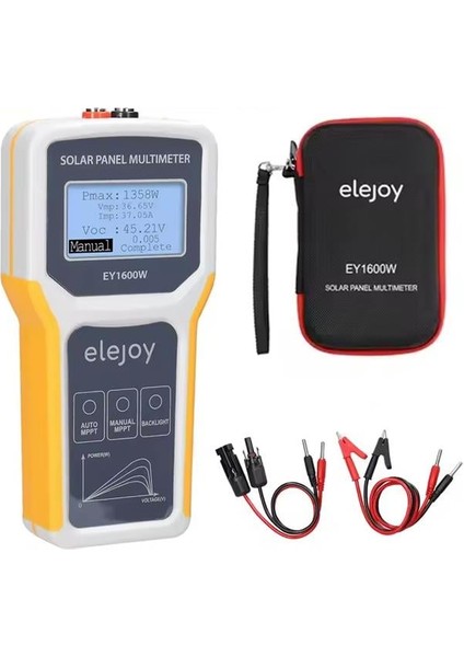PM-26939 1600 Watt Fotovoltaik Mppt Solar Panel Voltaj Multimetre 12-60V